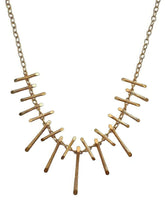 Vintage Coral Tree Gold Statement Necklace Gold / Necklace